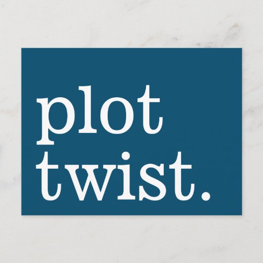 Moderne eenvoudige Casual bruiloft uitstel Briefkaart (Voorkant)