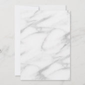 Moderne eenvoudige Casual bruiloft uitstel Kaart (Achterkant)