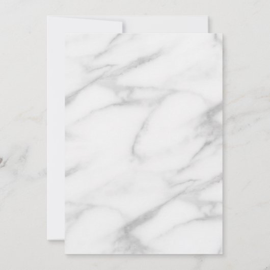 Moderne eenvoudige Casual bruiloft uitstel Kaart (Achterkant)