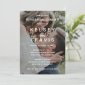 Moderne eenvoudige Casual fotorepetitie Kaart (Staand voorkant)