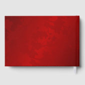 Moderne eenvoudige Chinese trouwfoto Gastenboek (Achterkant)