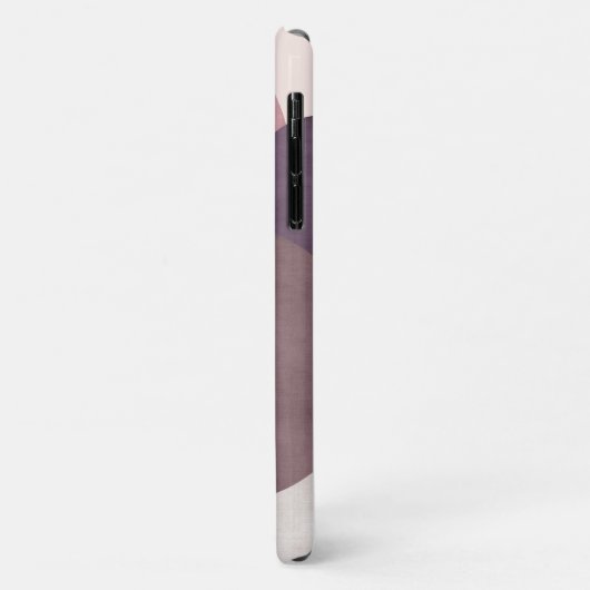 Moderne eenvoudige cirkels gepersonaliseerd Case-Mate iPhone case (Achterkant/links)