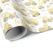 Moderne eenvoudige constructie thema verjaardag cadeaupapier (Rol Hoek)