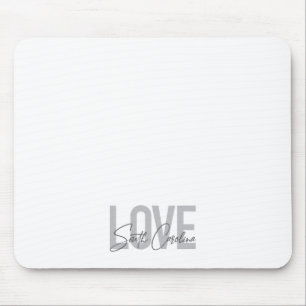 Moderne, eenvoudige, coole design Love South Carol Muismat