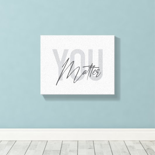 Moderne, eenvoudige, coole stadtypografie canvas afdruk (Insitu (Houten vloer))