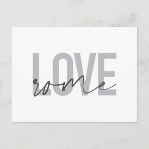 Moderne, eenvoudige, coole, stedelijke design Love Briefkaart
