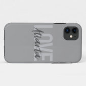 Moderne, eenvoudige, coole, stedelijke design Love Case-Mate iPhone Case (Achterkant (horizontaal))