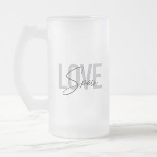 Moderne, eenvoudige, coole, stedelijke design Love Matglas Bierpul