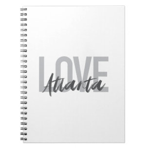Moderne, eenvoudige, coole, stedelijke design Love Notitieboek