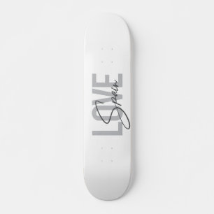 Moderne, eenvoudige, coole, stedelijke design Love Persoonlijk Skateboard