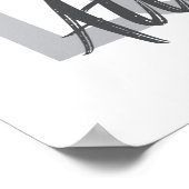 Moderne, eenvoudige, coole, stedelijke design Love Poster (Hoek)