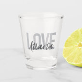 Moderne, eenvoudige, coole, stedelijke design Love Shot Glas (Voorkant)
