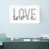 Moderne, eenvoudige, coole, stedelijke design Love Spandoek (Beurs)