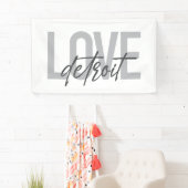 Moderne, eenvoudige, coole, stedelijke ontwerplief spandoek (Insitu)