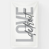 Moderne, eenvoudige, coole, stedelijke ontwerplief spandoek (Verticaal)
