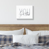 Moderne, eenvoudige, coole typografie. canvas afdruk (Insitu (Slaapkamer))