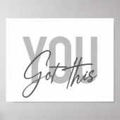 Moderne, eenvoudige, coole typografie. poster (Voorkant)