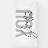 Moderne, eenvoudige, coole typografie. spandoek (Verticaal)
