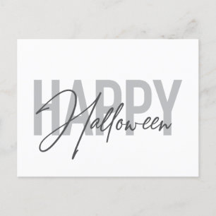 Moderne, eenvoudige, coole typografie van Happy Ha Briefkaart