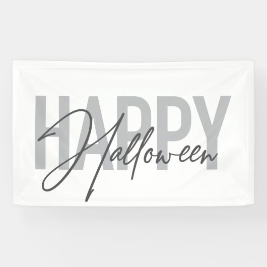 Moderne, eenvoudige, coole typografie van Happy Ha Spandoek (Horizontaal)