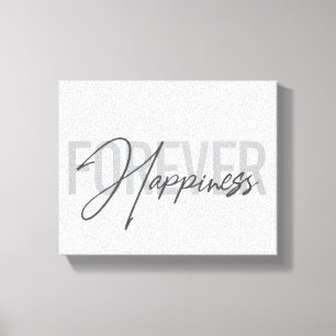 Moderne, eenvoudige, coole typografie voor het gel canvas afdruk