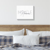 Moderne, eenvoudige, coole typografische wonder ge canvas afdruk (Insitu (Slaapkamer))
