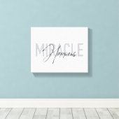 Moderne, eenvoudige, coole typografische wonder ge canvas afdruk (Insitu (Houten vloer))