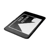 Moderne eenvoudige Creëer uw eigen bruiloft Afbeel Badmat (Gekanteld)