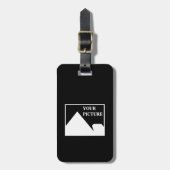 Moderne eenvoudige Creëer uw eigen bruiloft Afbeel Bagagelabel (Voorkant verticaal)