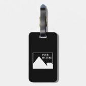 Moderne eenvoudige Creëer uw eigen bruiloft Afbeel Bagagelabel (Achterkant verticaal)