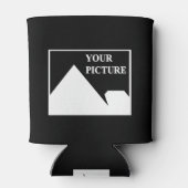 Moderne eenvoudige Creëer uw eigen bruiloft Afbeel Blikjeskoeler (Achterkant)