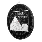 Moderne eenvoudige Creëer uw eigen bruiloft Afbeel Dartbord (Voorkant Rechts)