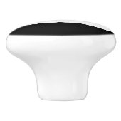 Moderne eenvoudige Creëer uw eigen bruiloft Afbeel Keramische Knop (Zijkant)