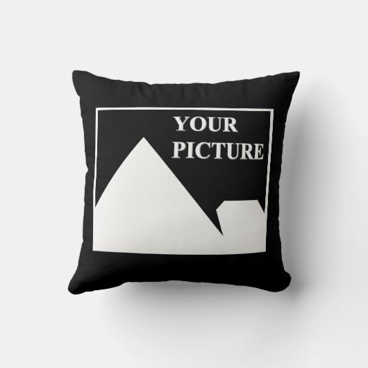 Moderne eenvoudige Creëer uw eigen bruiloft Afbeel Kussen (Achterkant)