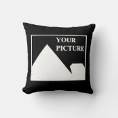 Moderne eenvoudige Creëer uw eigen bruiloft Afbeel Kussen (Voorkant)