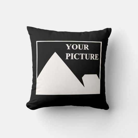 Moderne eenvoudige Creëer uw eigen bruiloft Afbeel Kussen (Voorkant)