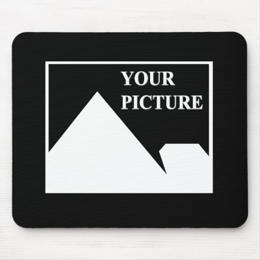 Moderne eenvoudige Creëer uw eigen bruiloft Afbeel Muismat (Voorkant)