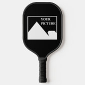 Moderne eenvoudige Creëer uw eigen bruiloft Afbeel Pickleball Paddle (Voorkant)
