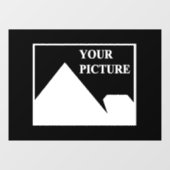 Moderne eenvoudige Creëer uw eigen bruiloft Afbeel Raamsticker (Vel)