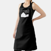 Moderne eenvoudige Creëer uw eigen bruiloft Afbeel Schort (Insitu)