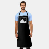 Moderne eenvoudige Creëer uw eigen bruiloft Afbeel Schort (Gedragen)