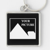 Moderne eenvoudige Creëer uw eigen bruiloft Afbeel Sleutelhanger (Voorkant)