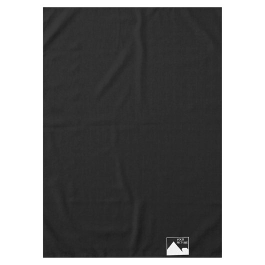 Moderne eenvoudige Creëer uw eigen bruiloft Afbeel Tafelkleed (Voorkant)