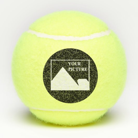 Moderne eenvoudige Creëer uw eigen bruiloft Afbeel Tennisballen (Achterkant)