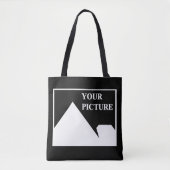 Moderne eenvoudige Creëer uw eigen bruiloft Afbeel Tote Bag (Voorkant)