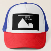 Moderne eenvoudige Creëer uw eigen bruiloft Afbeel Trucker Pet (Voorkant)