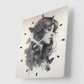 Moderne eenvoudige Creëer Uw eigen vierkante wandk Vierkante Klok (Hoek)