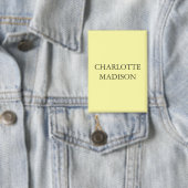 Moderne Eenvoudige Crème Trendy Minimalistische Ge Button (Insitu)