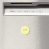 Moderne Eenvoudige Crème Trendy Minimalistische Ge Magneet (Insitu (Vaatwasser))