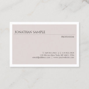 Moderne, eenvoudige design elegante professionele  visitekaartje